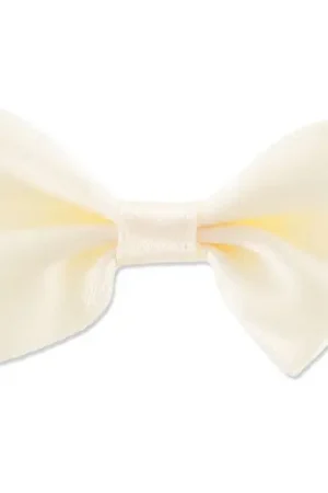 Acquista Ora Noeud en satin 37 mm Cream