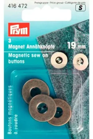 Spedito Oggi Bottoni magnetici - Bottoni magnetici - 19 mm - Prym