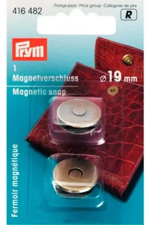 Chiusura della borsa - Fermaglio magnetico ottone antico - 19 mm - Prym Di Tendenza