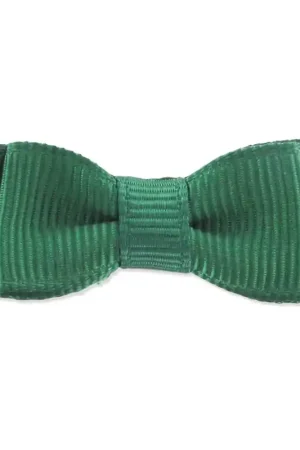 Noeud double gros grain 40 mm Vert Sapin Ultima Occasione