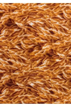 Ultimissimo Modello South Sea Imports Majestic Wings by Rod Frederick, Tessuto Arancione Effetto Piumaggio