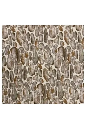 South Sea Import Patchwork Garden by Cat Williams, Tessuto Grigio Marrone Effetto Legno Offerta Speciale