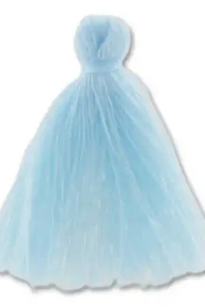 Pompon imitation coton 27-30 mm Bleu Clair x1 Novità