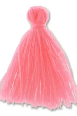 Scelto Dai Clienti Pompon imitation coton 27-30 mm Light Rose Fluo x1