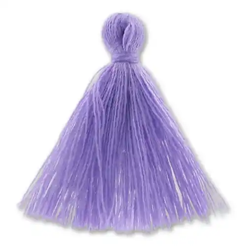 Subito Disponibile Pompon imitation coton 27-30 mm Violet x1