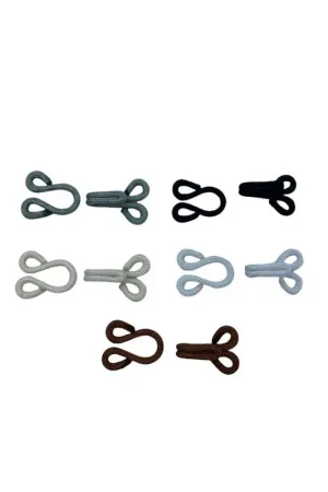 Uncinelli Grandi Ganci Rivestiti Dimensioni: 21,5x17 Mm Reso Gratuito