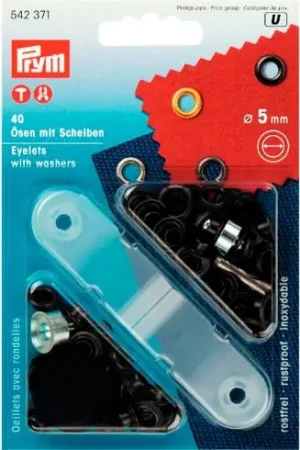 Occhielli e rivetti - 40 occhielli colore ottone brunito - 5 mm - Prym Direttamente Dal Produttore