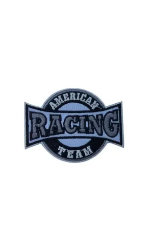 Compra Oggi Stesso Applicazione Termoadesiva Patch Ricamata Sritta Racing American Team 70x55 Mm