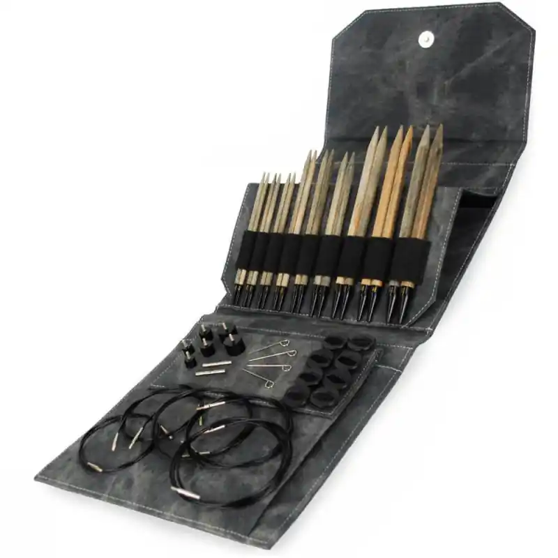 Più Venduto Set di Aghi Circolari Intercambiabili Long Driftwood - Lykke