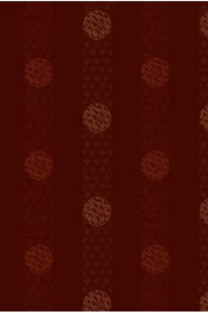 Henry Glass Itty Bitty By Janet Rae Nesbitt, Tessuto Fondo Rosso con Bolle Spedizione Gratuita