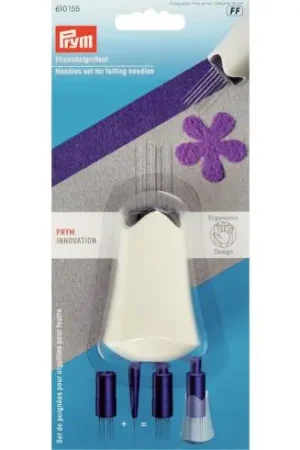 Accessorio di feltro - Kit maniglia per aghi per feltro - Prym Reso Gratuito