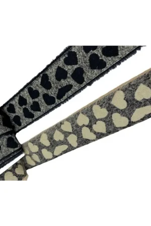 Offerta Limitata 50 Cm Passamaneria Elastico Cinta Cuore Effetto Mano Lana Mohair Alto 5 Cm