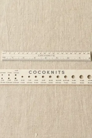 Super Prezzo Set Righello e Calibro Per Ferri - Cocoknits