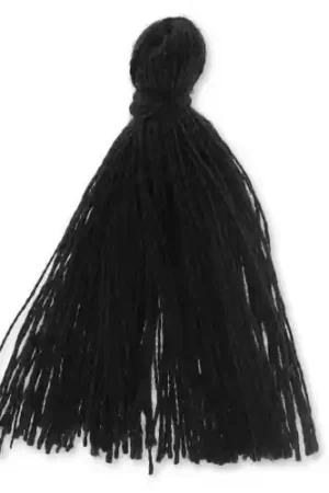 Pompon imitation coton 27-30 mm Noir x1 Prezzo Di Fabbrica