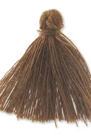 Scelto Dai Clienti Pompon imitation coton 27-30 mm Marron x1