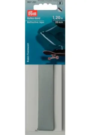 Prezzo Conveniente Rinforzi Ferro su ferro - Nastro adesivo fluorescente 20mm argento - Prym