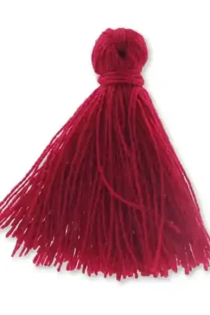 Offerta Speciale Pompon imitation coton 27-30 mm Bordeaux x1