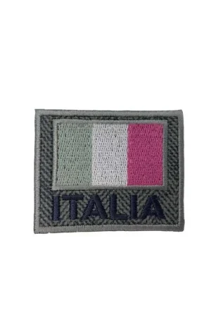 Più Venduto Applicazione FS Termoadesiva Patch Bandiera Stemma Ricamo Scritta Italia 6X5 Cm