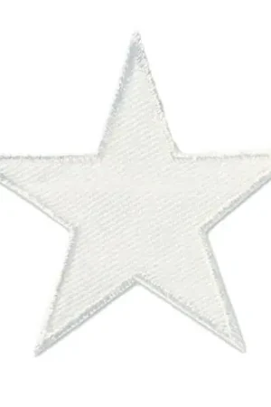 Termoadesiva - 2 motivi a stella bianca - Prym Nuova Collezione