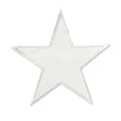 Termoadesiva - 2 motivi a stella bianca - Prym Nuova Collezione