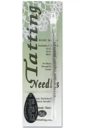 Must-Have Set de 3 aiguilles Tatting 2-0, 1-0, 0-0