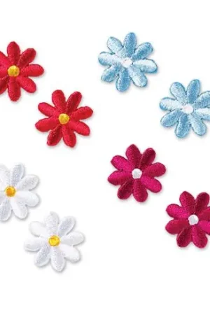 Termoadesiva - Fiori blu / rossi / bianca - Prym Pagamento Sicuro