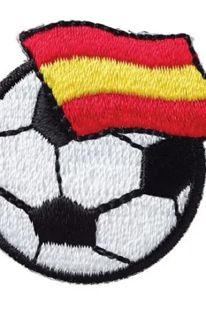 Termoadesiva - Pallone da calcio - bandiera spagnola - Prym Pagamento Sicuro