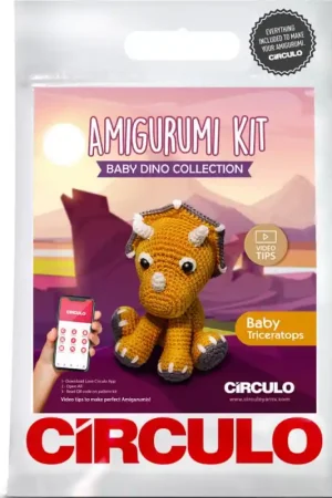 Novità Kit Amigurumi Triceratops - Circulo