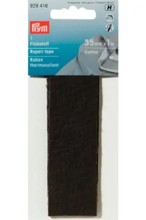 Prezzo Di Fabbrica Rinforzi Ferro su ferro - Parte di riparazione termoadesiva cotone bruno - Prym
