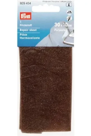 Popolare Rinforzi Ferro su ferro - Parte di riparazione termoadesivo jersey marrone - Prym
