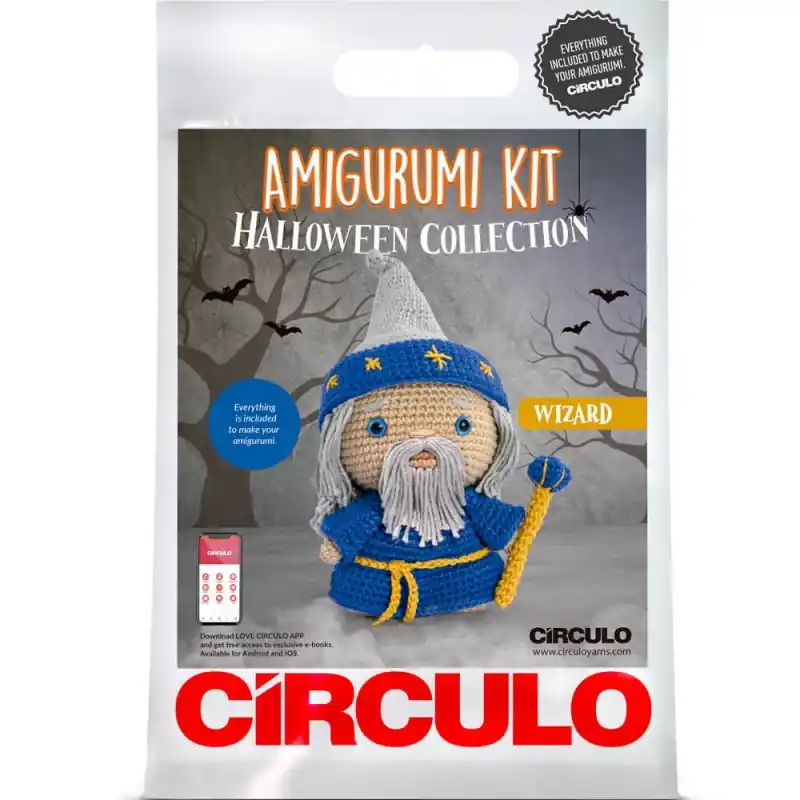 Kit Amigurumi Halloween Mago - Circulo Reso Gratuito