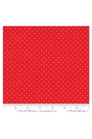 Moda Fabrics Essential Dots - Tessuto Rosso Sfumato a Pois Reso Gratuito