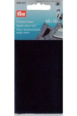Rinforzi Ferro su ferro - Parte di riparazione termoadesivo twill cotone denim - Prym Vendita Finale