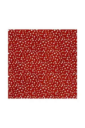 Ultime Pezzi Wilmington Prints Essentials, Tessuto Bordeaux con Pois Bianchi