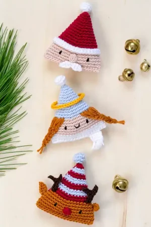 Kit Amigurumi - Addobbi Natalizi - Anchor Spedizione Gratuita