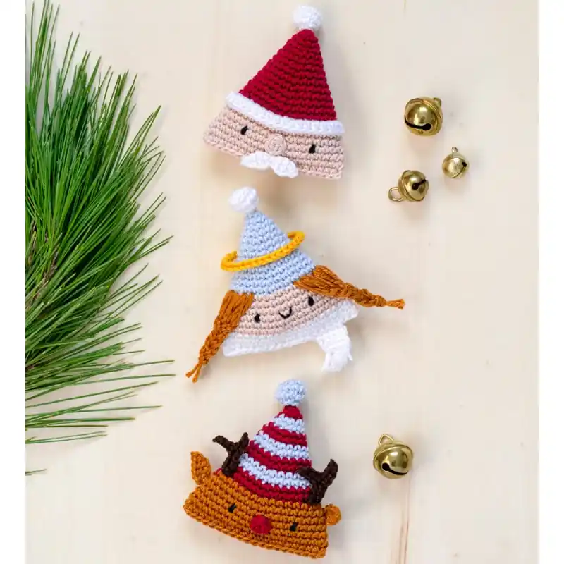 Kit Amigurumi - Addobbi Natalizi - Anchor Spedizione Gratuita