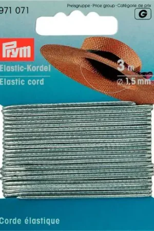 Elastica - Cordone elastico 1,5 mm argento - Prym Prezzo Conveniente