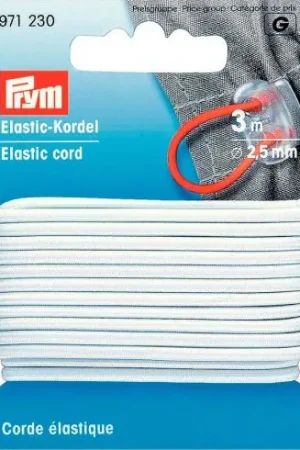 Promozione Elastica - Cordone elastico 2,5 mm bianco - Prym