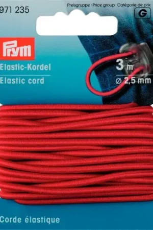 Elastica - Corda elastica 2,5mm rosso - Prym Pagamento Sicuro