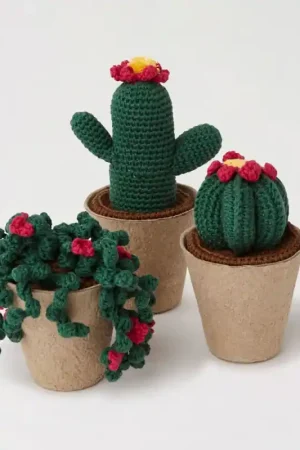 Pagamento Sicuro Kit di Crochet - Cactus Collection - DMC