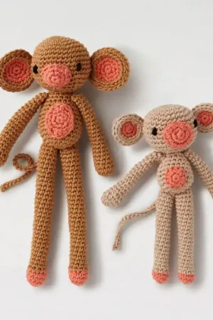 Consegna Rapida Kit di Crochet - Monkey Duo - DMC