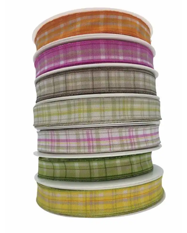 Nastro Scozzese Quadro Anima Nylon Laterale Alto 1,5 Cm Economico