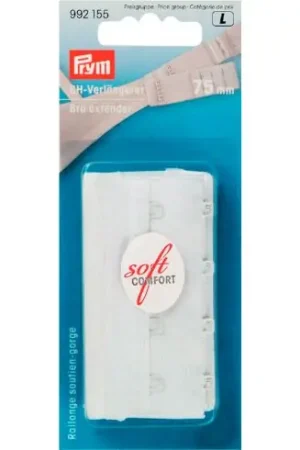 Accessorio di corsetteria - gancio per reggiseno - 75 mm bianco - Prym Soddisfatti O Rimborsati