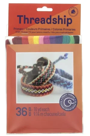 Assortiment 36 échevettes - Fils coton pour bracelet brésilien & broderie - Basic Subito Disponibile