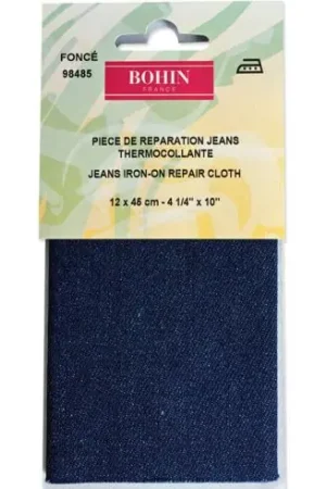 Di Tendenza Rinforzi Ferro su ferro - Parte di riparazione termoadesivo jeans denim - Bohin