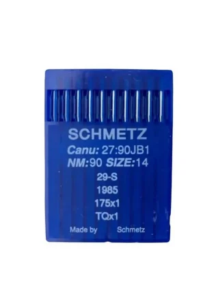 10 Aghi Schmetz Macchina Taglia Cuci Industriale NM:90 SIZE:14 29S 1985 175x1 TQx1 Compra Online