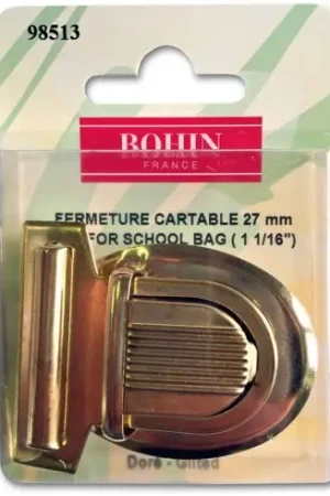 Chiusura della borsa - Chiusura cartella 27 mm - dorata - Prym Ultima Occasione