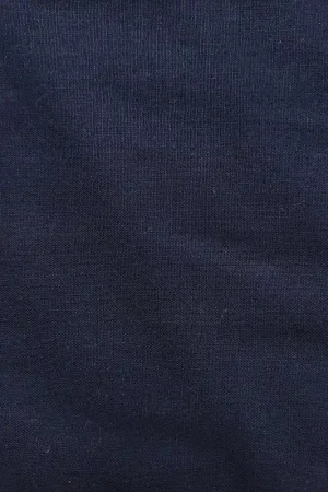 Tessuto Lino Cotone Leggero per Sashiko, Blu Notte Tinta Unita Prezzo Basso