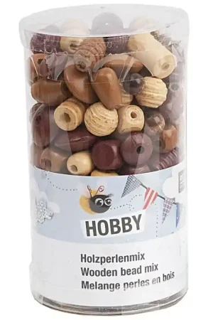 Pack di Perline in Legno Colore Naturale - Rico Design Prezzo Basso