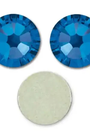 Strass à coller en cristal PureCrystal 4 mm Capri Blue x36 Must-Have